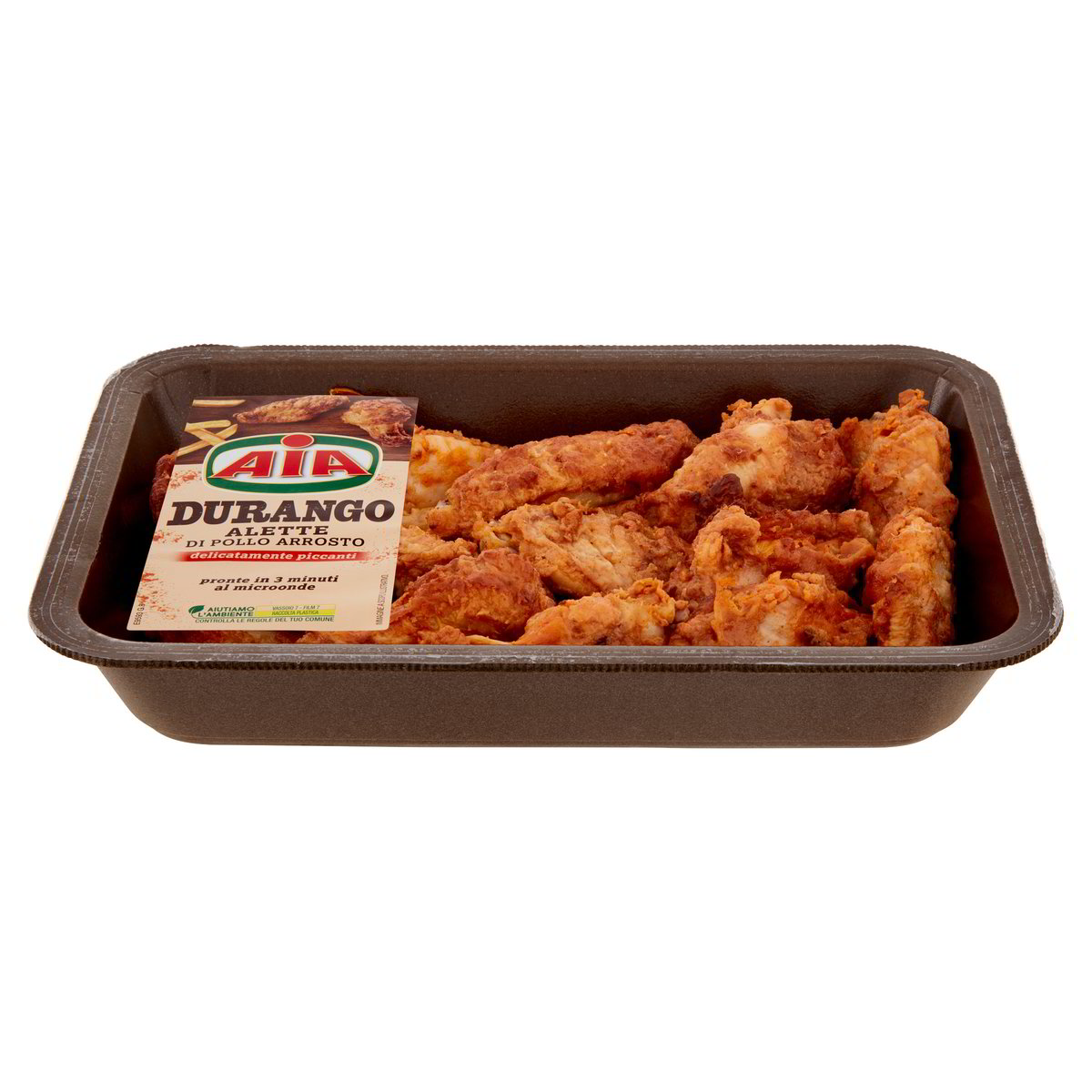 AIA Durango Alette Di Pollo 500 GR 12 Alette Di Pollo Speziate Cotte