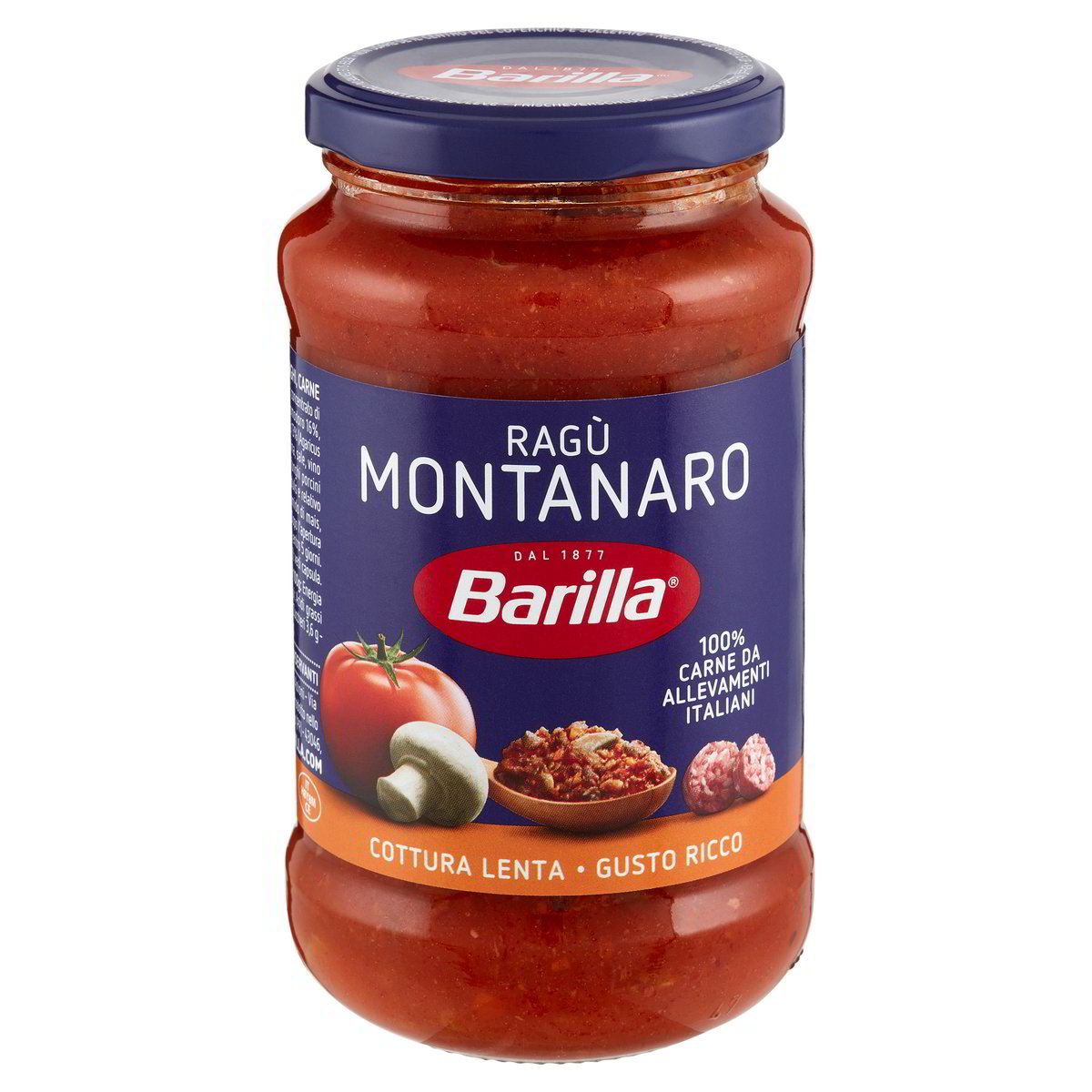 BARILLA Ragù montanaro 400 GR Con funghi e salsiccia Basko