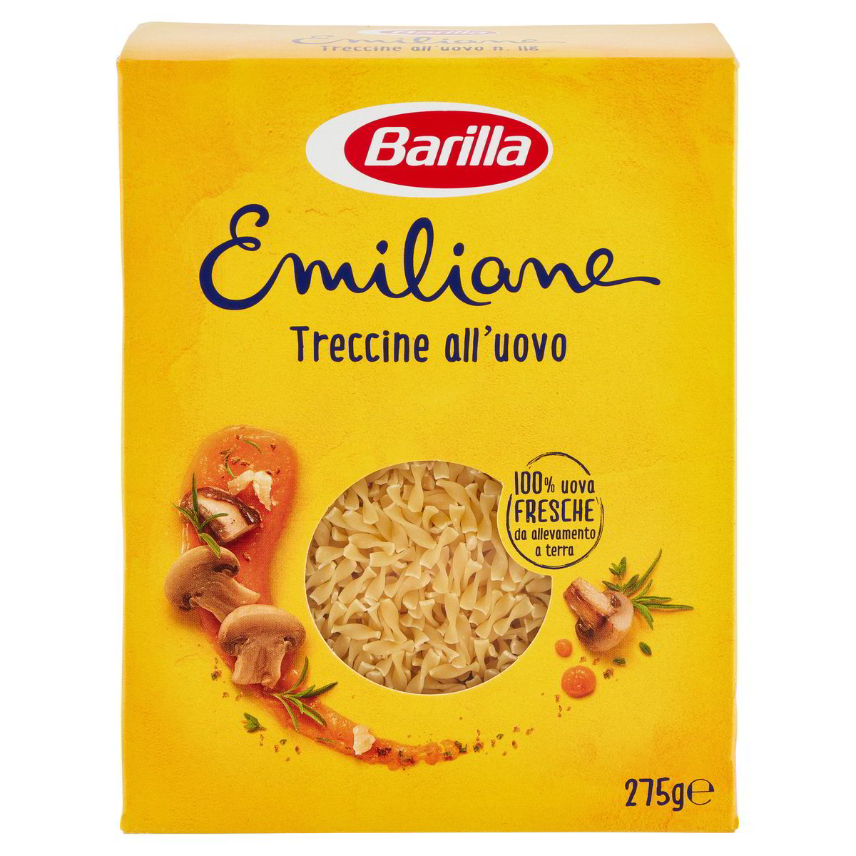 Emiliane Barilla Treccine Gr Uova Fresche Da Galline Allevate A Terra Basko