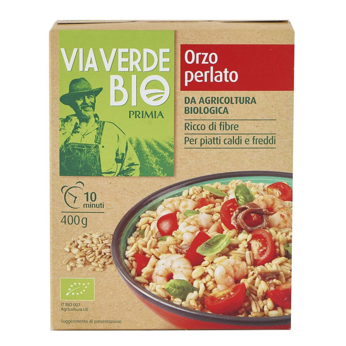 Via Verde Bio Primia Orzo Perlato Gr Ricco Di Fibre Piatti Caldi E Freddi Basko