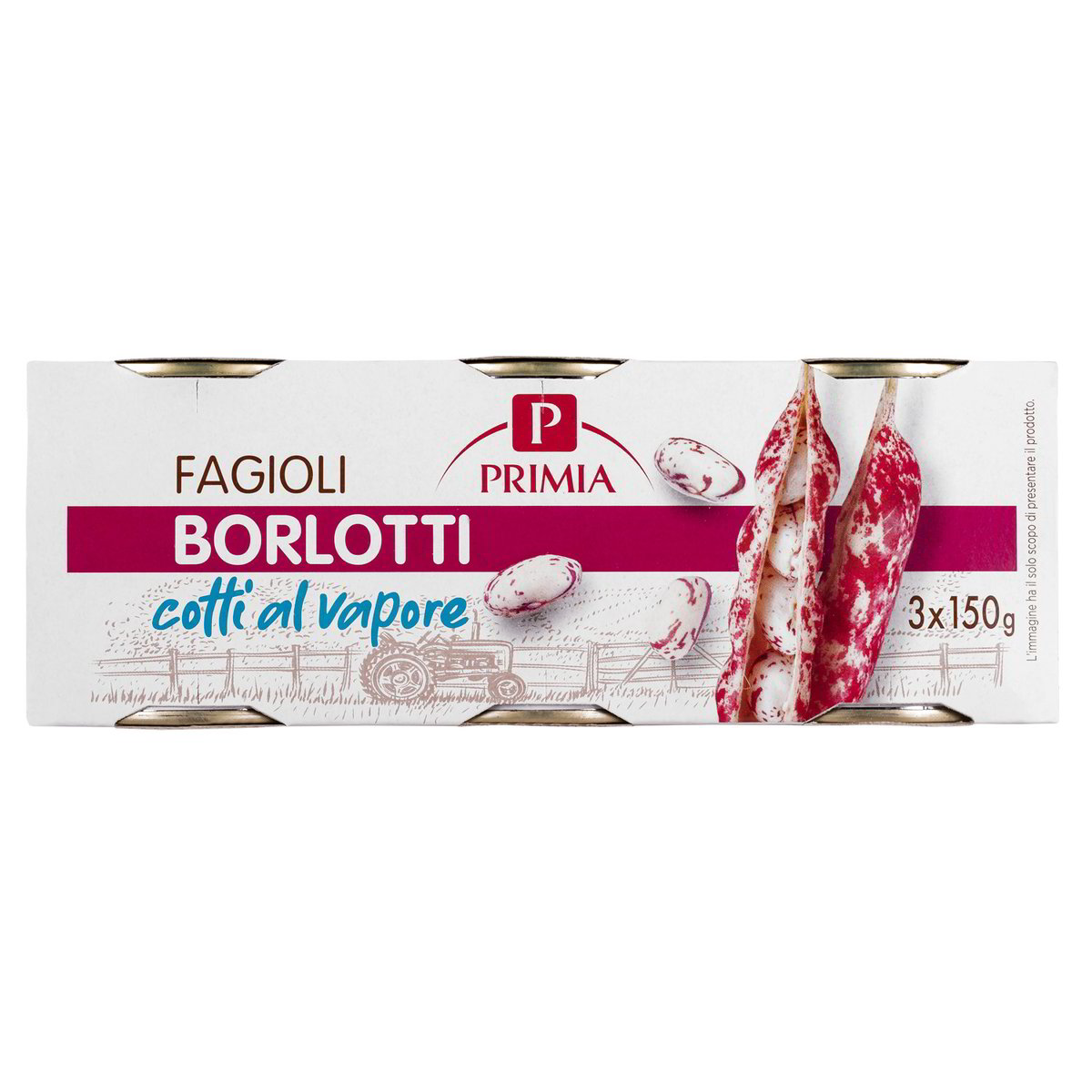 Primia Fagioli Borlotti Gr Pezzi Cotti Al Vapore Basko