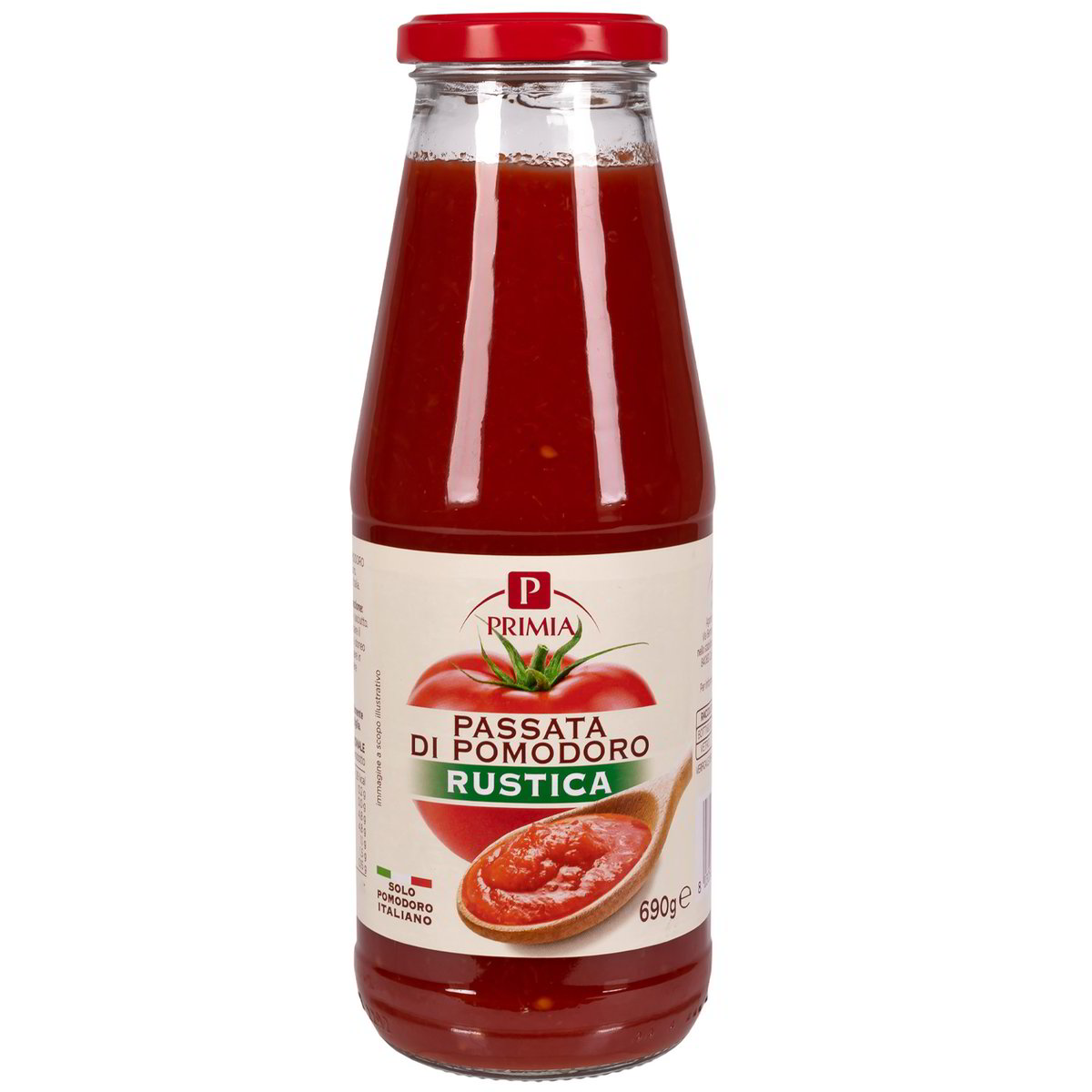 Primia Passata Di Pomodoro Rustica 690 Gr 100 Pomodoro Italiano Basko