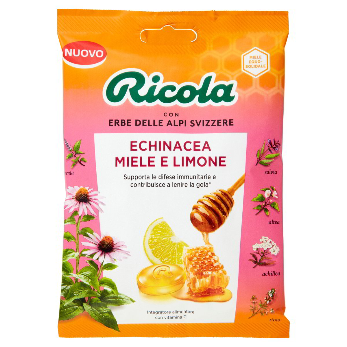 Ricola Caramelle Echinacea Miele E Limone Gr Con Erbe Delle Alpi